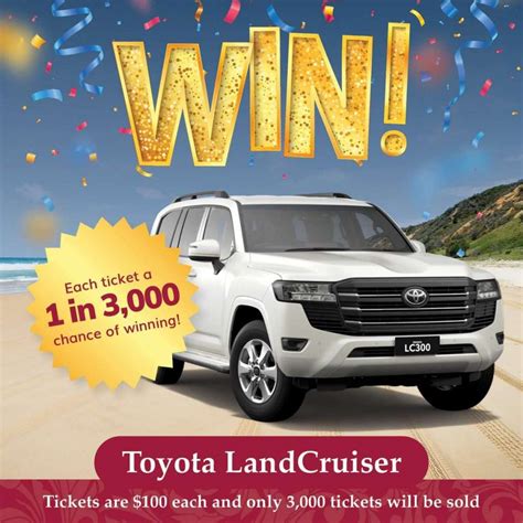 land cruiser raffle